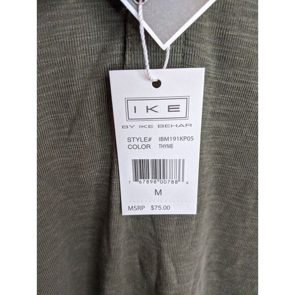 IKE By IKE BEHAR Men's Short Sleeve Polo Shirt Knit Size Medium - Picture 9 of 9